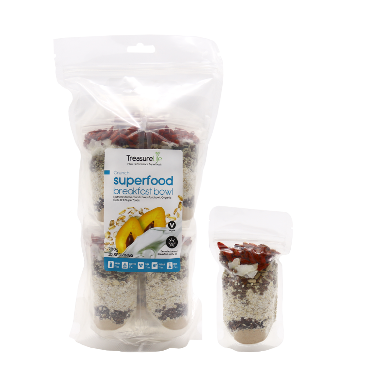 Organic Oat Crunch Breakfast Bowl 10 x single servings